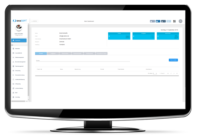 EMPLOYEE DASHBOARD HRM